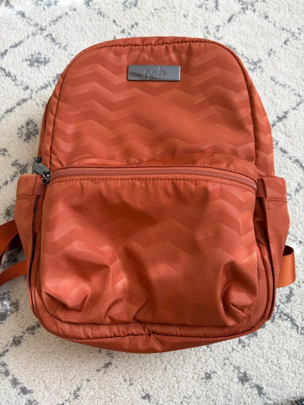 JuJuBe Midi Deluxe Backpack - Baked Clay Ziggy